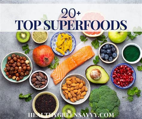 What are the top 20 super foods?